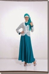 gaun pesta muslimah rabbani