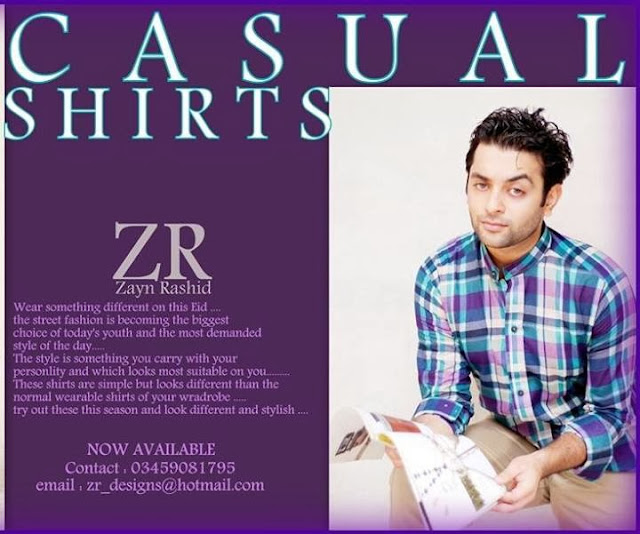 Zayan Rashid Casual Shirts collection 2013