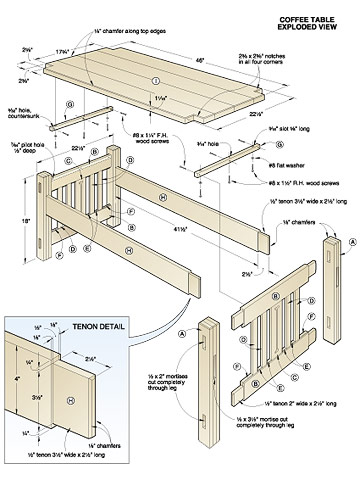 Free Woodworking Plans Table