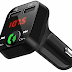 Transmissor FM Bluetooth para carro, sem fios MP3 USB cartões SD Radio