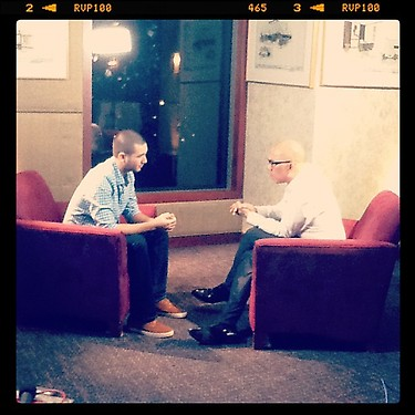 Matt Evans and Boy Abunda