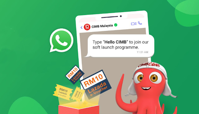 Kini Anda Boleh Whatsapp Terus Kepada CIMB