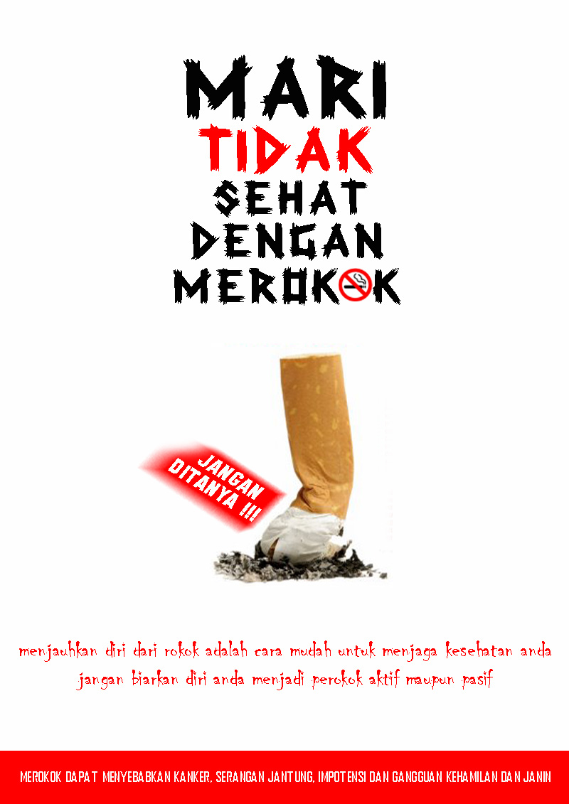 Info Kesehatan Masyarakat: Poster Rokok