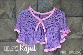 bolero rajut, crochet, kopdar, komunitas rajut lampung