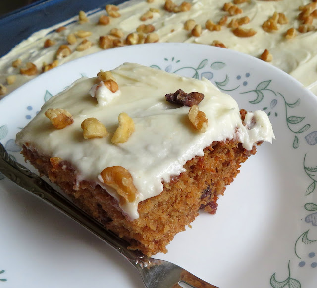 Brown Butter Frosted Applesauce Spice Cake