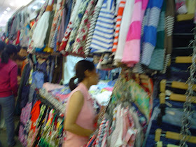 Small shop with cloth in Saigon (Ho Chi Minh City)