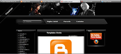 Template Coal Theme para Blogger