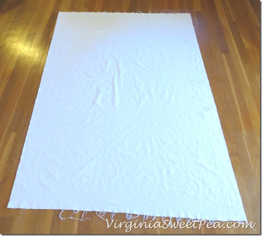 Make A Baby Blanket Step 1