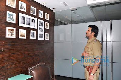 Jackie  Shroff & Anil snapped together at media interviews for TV channels