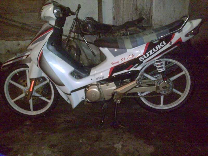 modifikasi motor suzuki smash new