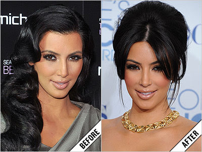 kim kardashian trendy hairstyles