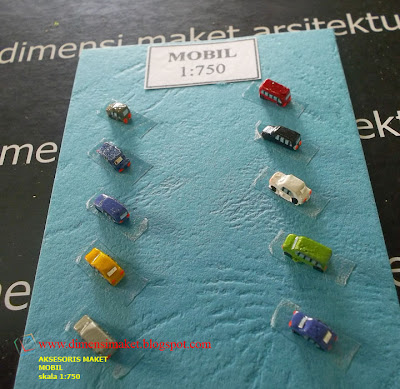 Gambar mobil maket skala 1:750