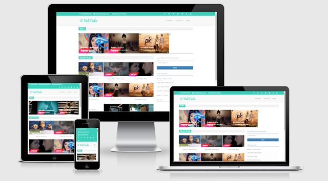 Vebtube Responsive Blogger Template