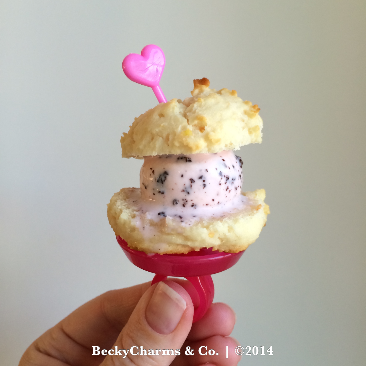 Mini {Lemon} Ice Cream Scone Sandwiches 2014 by BeckyCharms