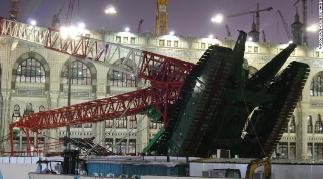 Ini Penjelasan Ilmiah Dibalik Ambruknya Crane di Mekkah