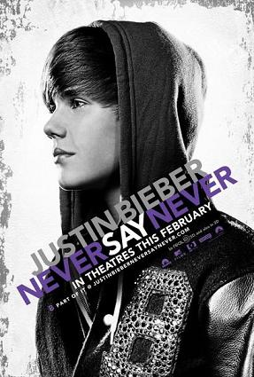 justin bieber never say never poster new. Name justin biebers new poster