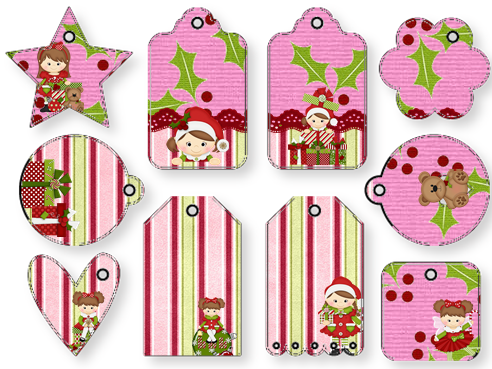 Christmas in Pink: Free Printable Candy Bar Labels.