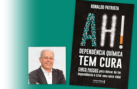 Livro oferece cinco passos para a cura da dependência química