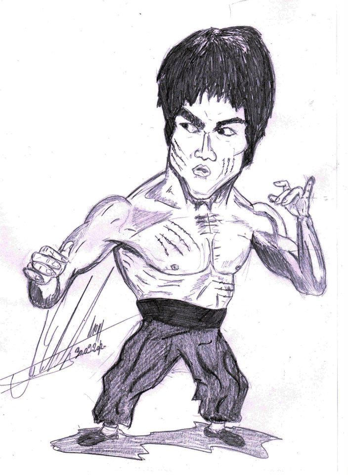 Karikature Po Narudzbini: Bruce Lee Caricature Brus Li ...