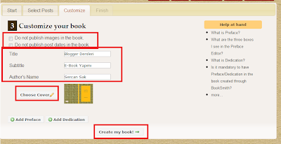 Blogger E-Kitap Oluşturmak