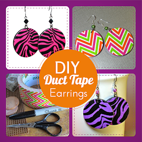 duct tape earrings