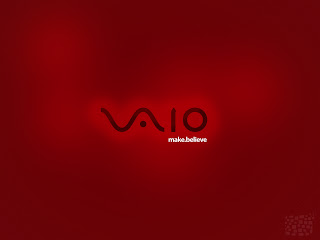 Red Sony Vaio wallpaper