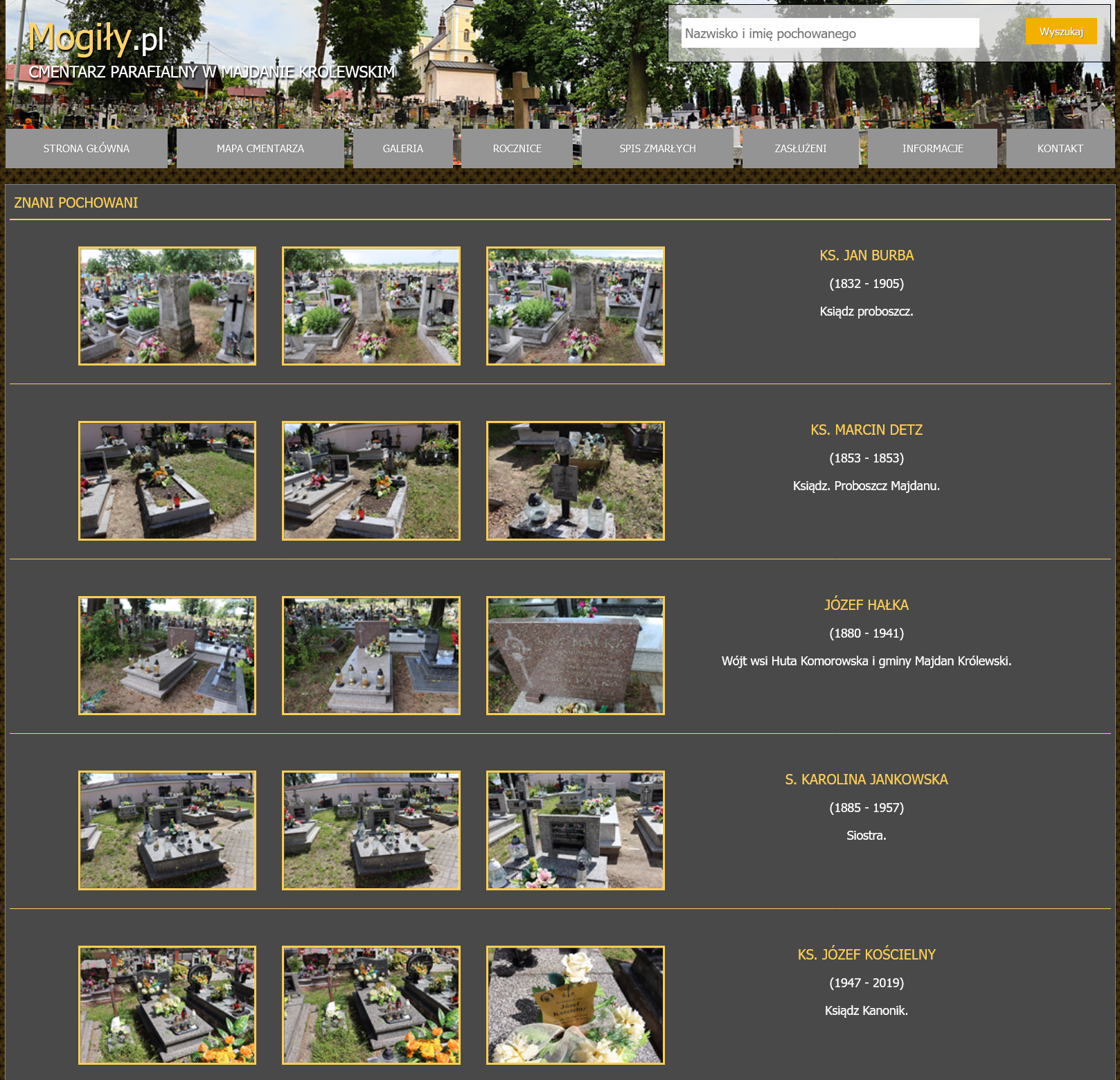Powstał interaktywny plan cmentarza w Majdanie Królewskim. Znajdziesz tam informacje o każdym grobie - zdjęcie nr 3.