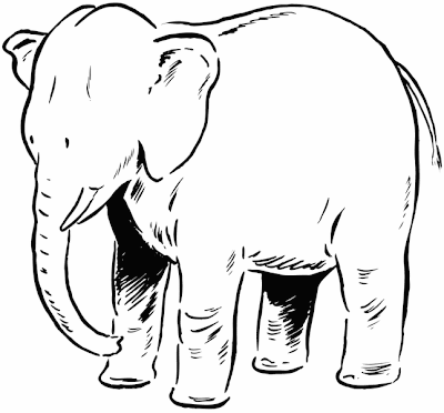 Elephant Coloring Pages