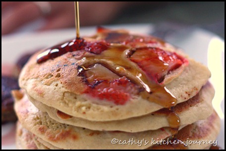 strawberry pancakes