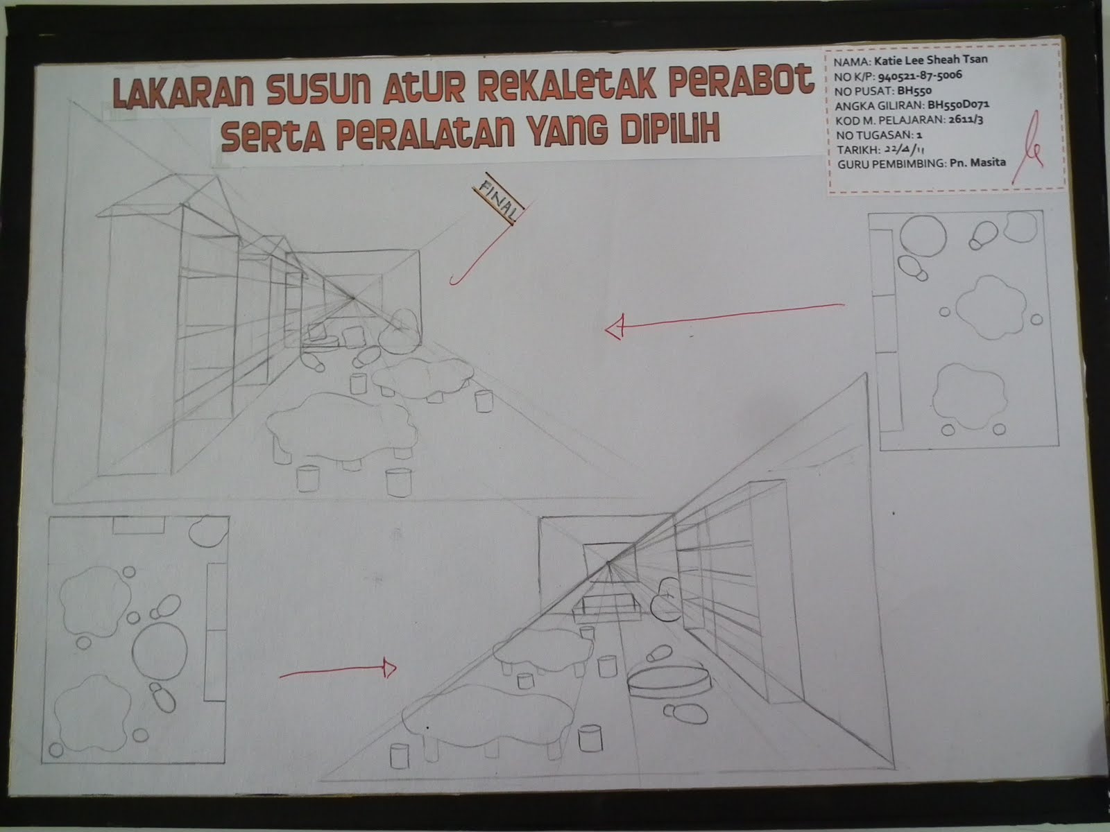 Guru Cemerlang Seni TTDI Jaya: Contoh Kerja Kursus -Ruang 