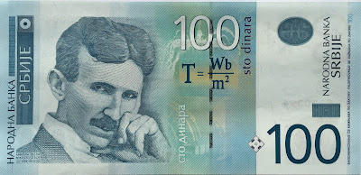 100 Serbian Dinars banknotes