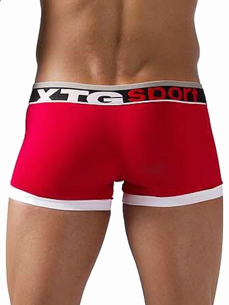 XTG Sport Boxer Underwear Red Back Cool4Guys