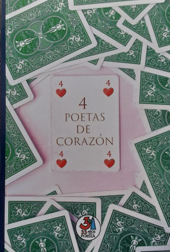 Tapa del libro 4 poetas de corazón