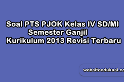 Soal PTS PJOK Kelas 4 Semester 1 K13 Revisi 2019