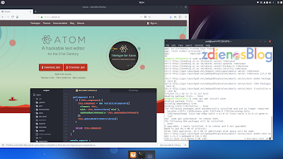 install atom via apt