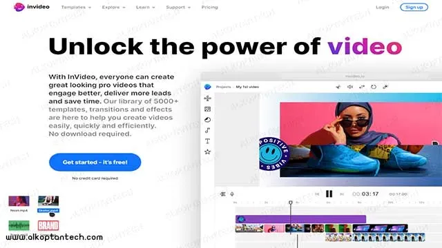 invideo إنشاء مقاطع فيديو بالذكاء الاصطناعي