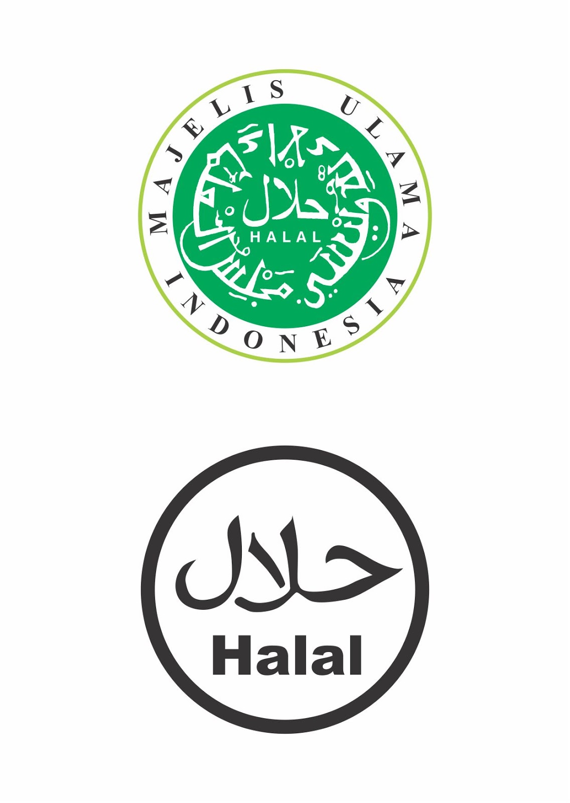 Logo Halal Dan Halal Mui Bnzadv