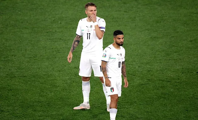 Italy players at Allianz arena in Munich. KTN bring Euro 2021, Belgium VS Italy