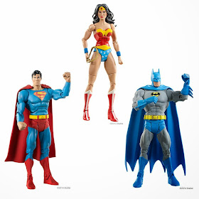 DC Comics Super Powers 6” Action Figures by Mattel - Superman, Wonder Woman & Batman