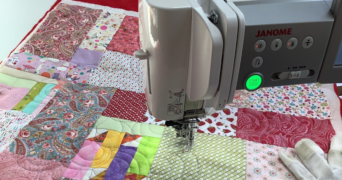 Fiber Antics by Veronica: Spray basting and free-motion quilting small  charity quilts