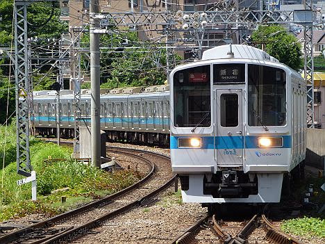 小田急電鉄　急行　新宿行き1　1000形(2018年までのEXPRESS表示)