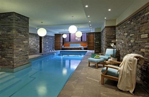 Modern Indoor Poolside