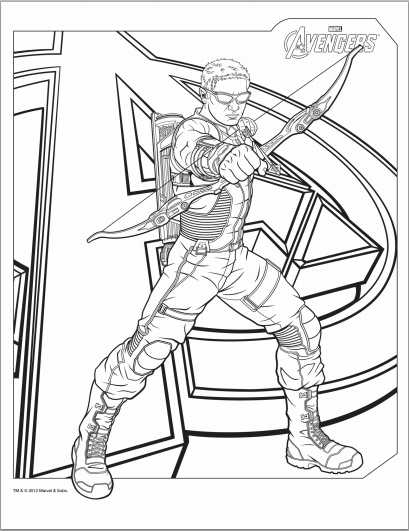 Color Up: Avengers 2012 Coloring Pages