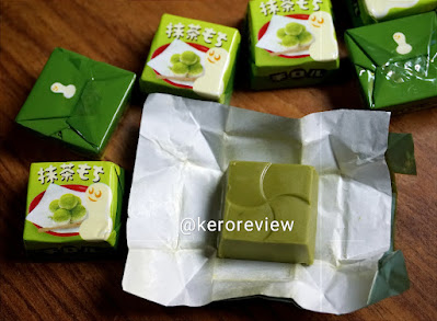 รีวิว ทิโรล ช็อกโก รสมัทฉะโมจิ (CR) Review Mochi Matcha, Tirol Choco Brand. チロルチョコ　抹茶もち　袋　７個