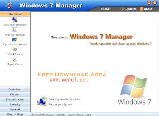 Windows 7 Manager 4.0.6 Full Version