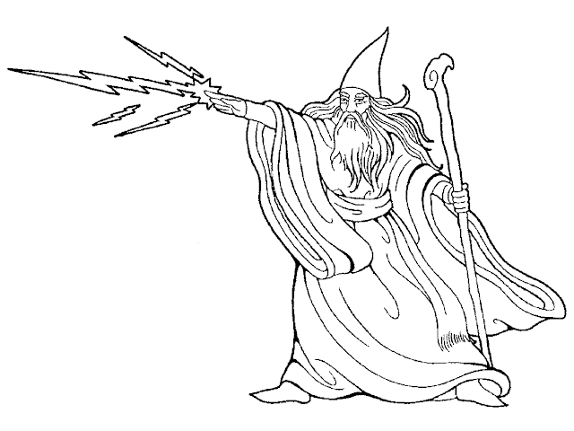 Top 9 Wizard Coloring Pages for Toddlers