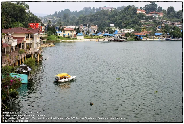 Gambar Tasik Danau Toba dari Siantar Hotel Perapat.