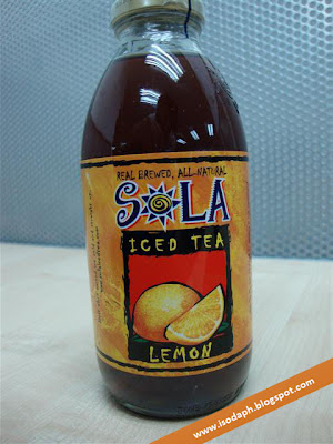 sola lemon iced tea