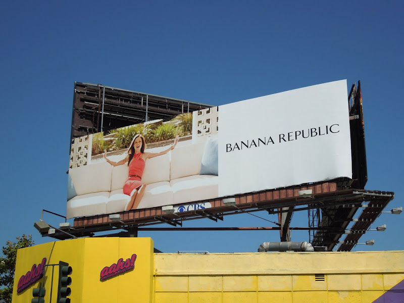 Banana Republic Summer 2012 billboard