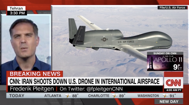 Iran shoots down US drone aircraft 